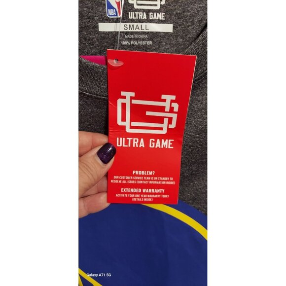 Stephen Curry Shirt Jersey Men’s Small Golden State Warriors NBA Tee #30 Grey - Picture 6 of 12